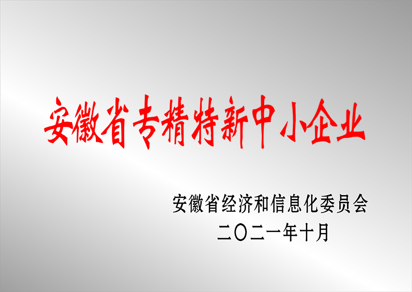 內(nèi)蒙古安徽省專精特新中小企業(yè)